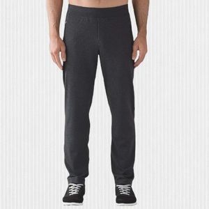 Lululemon Discipline Track Pants Heathered Black Grey Size Large
